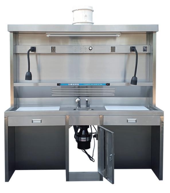 YSTE-QCT-2B Mesa seleccionada de tejidos patológicos estaciones de trabajo de patología — imagen 1